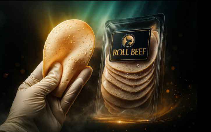 بهترین روش پخت ژامبون بوقلمون رول بیف برای صبحانه